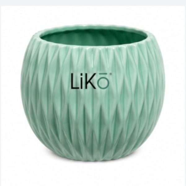 Vaso Portacandele “Likò”OSLO Verde – Design Decorativo Moderno