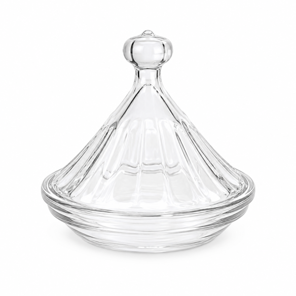 Contenitore in vetro CANDY JAR rigato