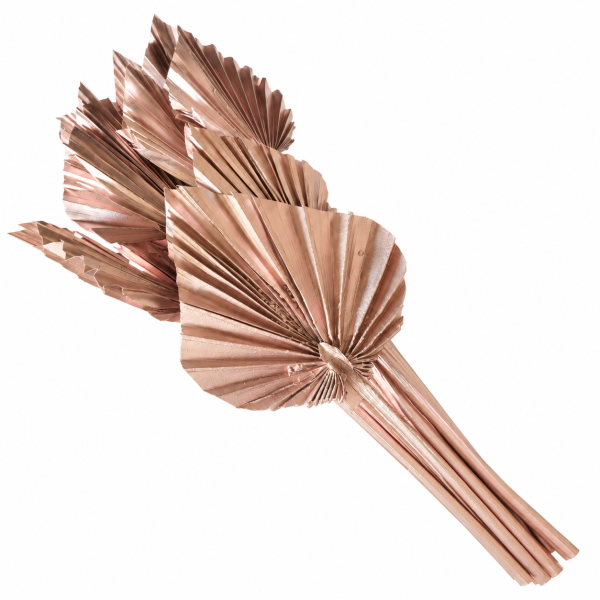 Foglie di palma dorate decorative – elemento floreale per composizioni