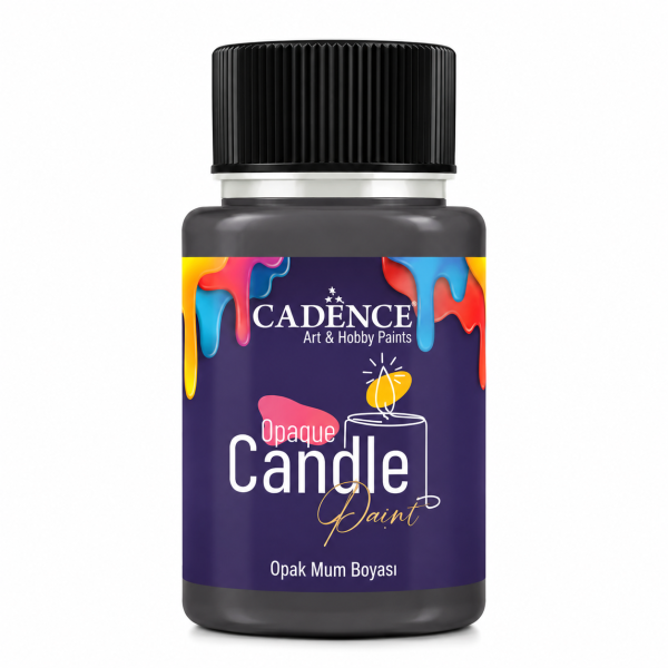 Colore opaco per candele Grigio scuro