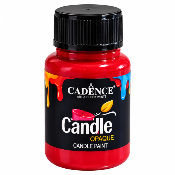 Colore opaco per candele Rosso