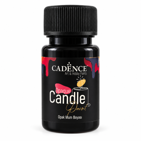 Colore opaco per candele Black