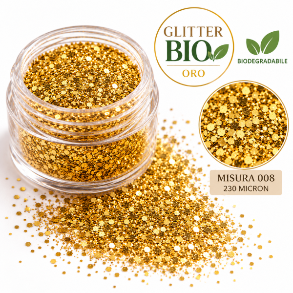 Glitter bio Oro